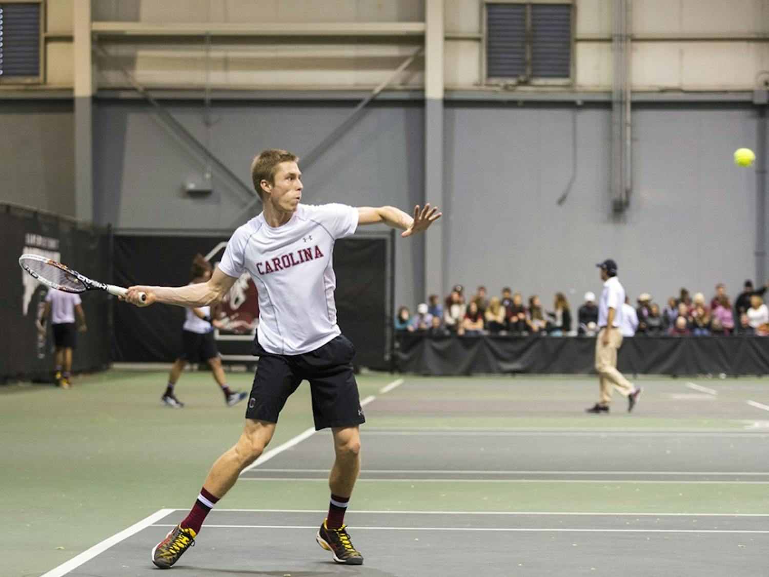 The South Carolina men's tennis team closed out the season with a 13-14 record heading into the SEC Tournament.