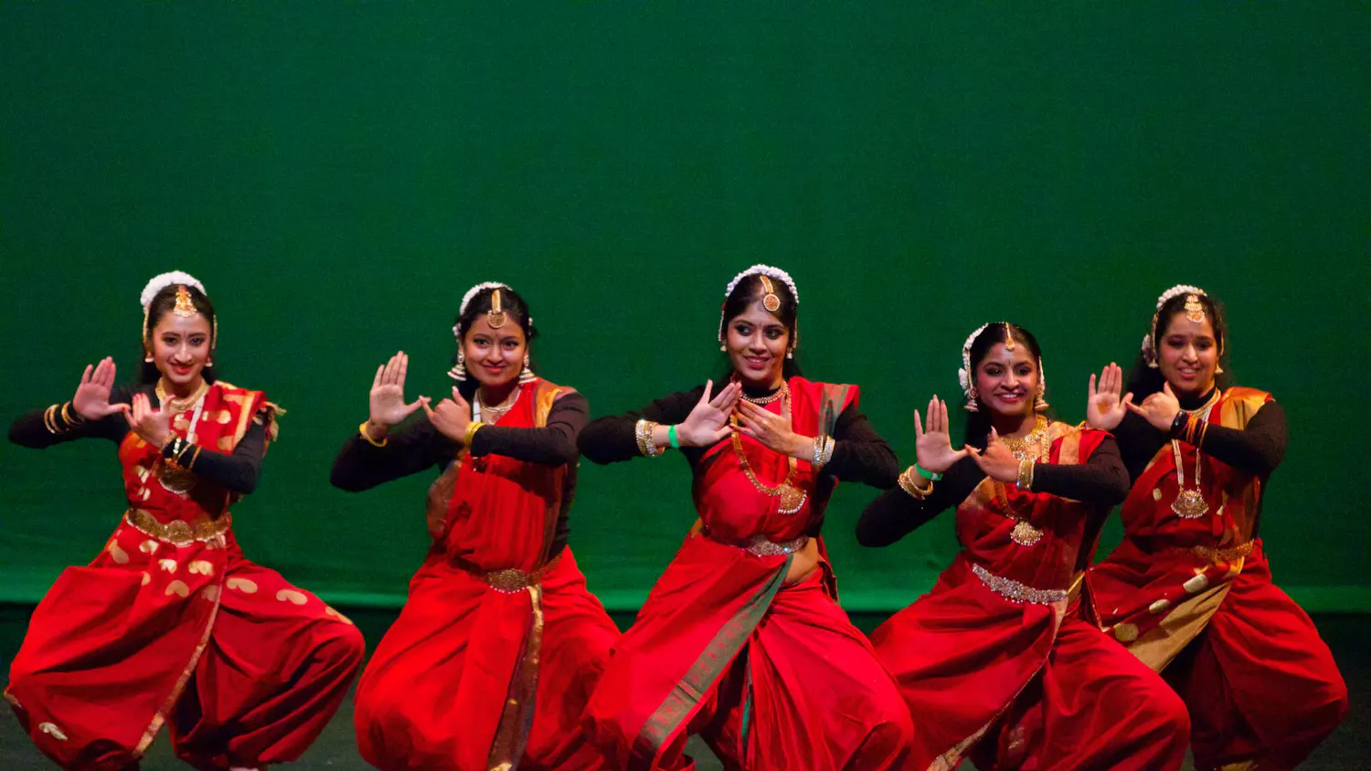 Carolina Natyam is a Bharathanatyam classical dance team at the University of South Carolina. Natyam was featured at a Bollywood-fusion dance competition at the Koger Center of the Arts on Jan. 27, 2024.
