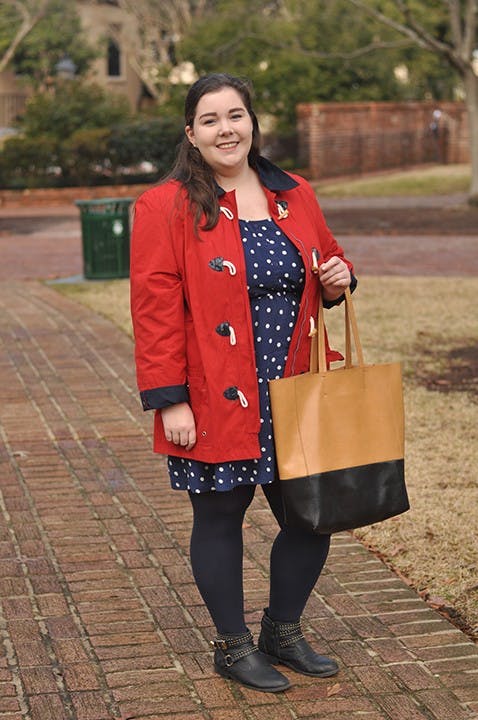 "I love to bring the Eno out here and just hang out with friends when it's sunny. Study out on the Horseshoe."—Brook Blair, a first-year international business student from Pittsburgh, Pennsylvania