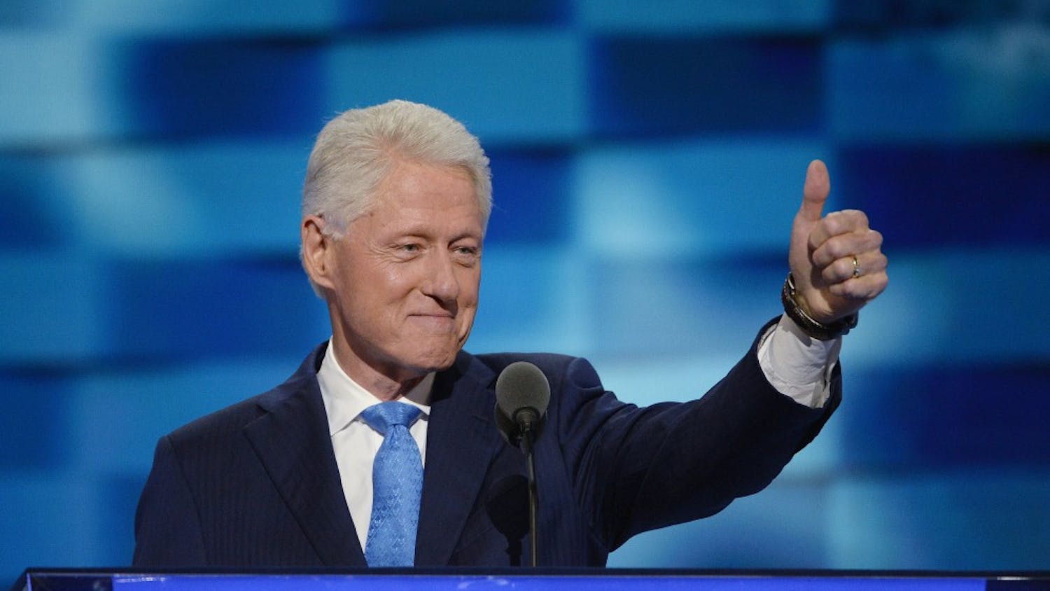 President Bill Clinton speaks during the second day of the Democratic National Convention on Tuesday, July 26, 2016, at the Wells Fargo Center in Philadelphia. (Olivier Douliery/Abaca Press/TNS)