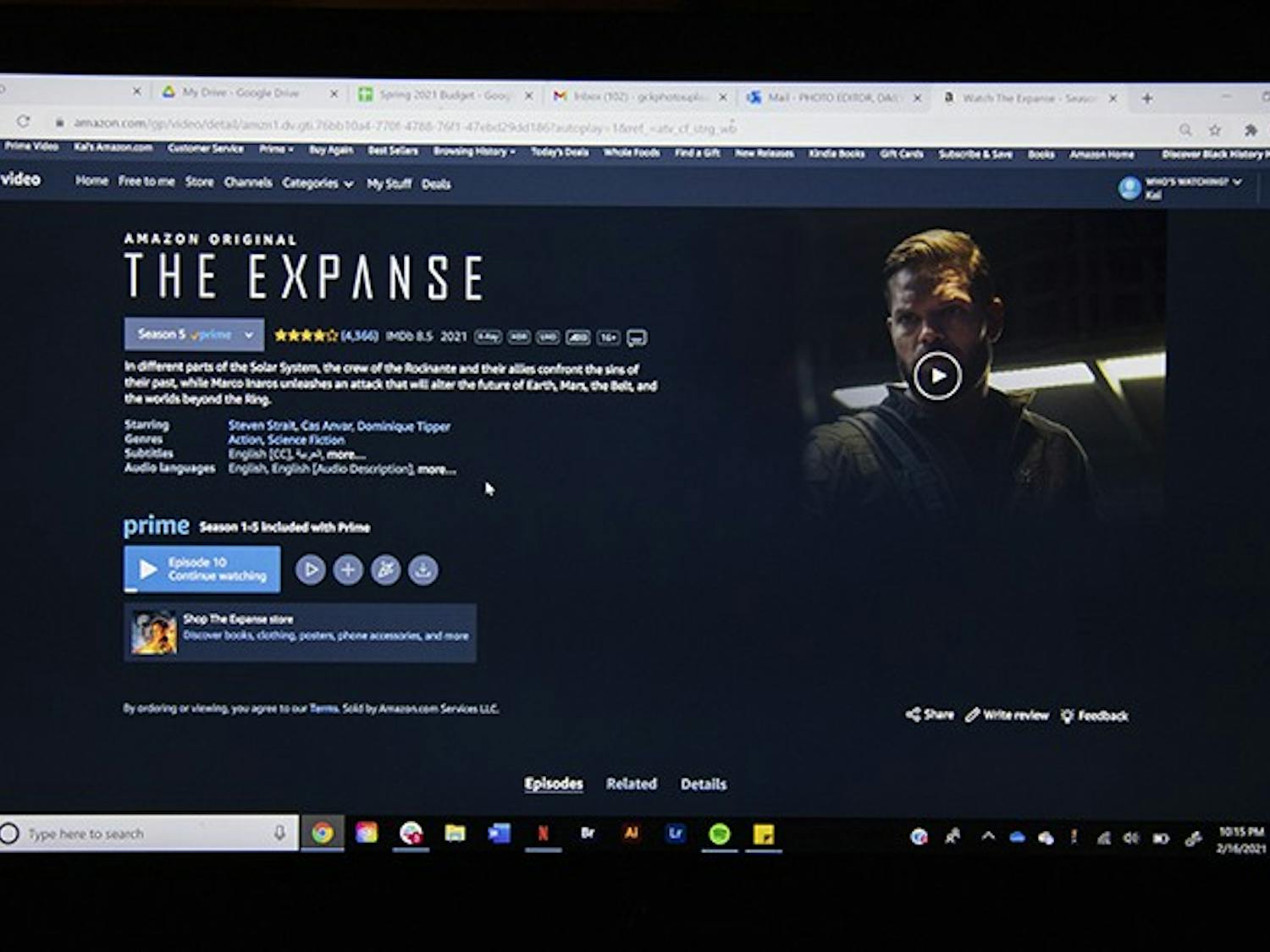 "The Expanse" is a sci-fi television show that aired on Dec. 14, 2015. The show can be watched on Amazon Prime.
