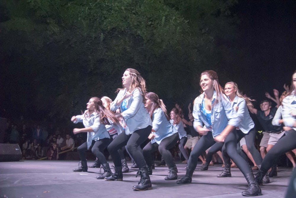 	Chi Psi and Phi Mu won Homecoming’s annual Spurs and Struts dance competition.