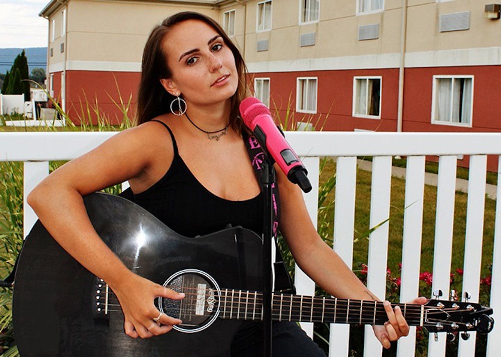 Kenzie McCarter played a show in her hometown of Reedsville, Pennsylvania in July 2020.