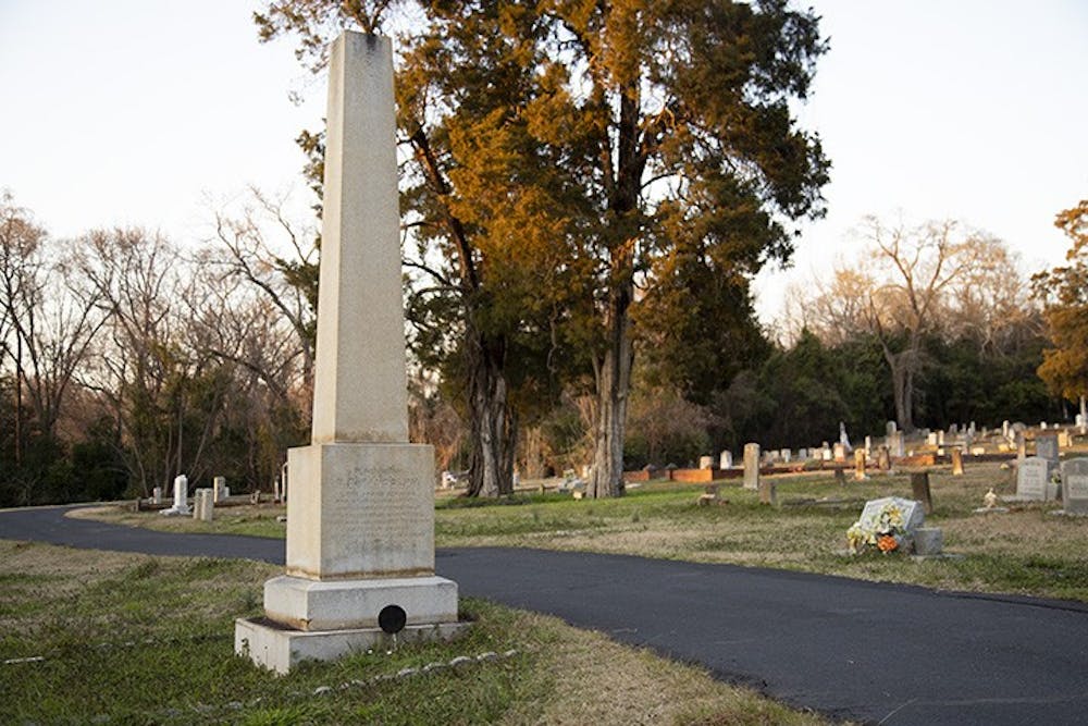 <p>Senator Benjamin Randolph's grave located in Randolph Cemetery, which is named in his honor.</p>