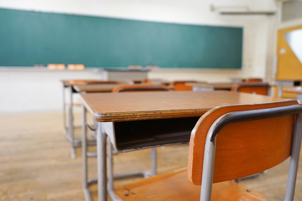 School classroom with blackboard (WTKR-TV stock)