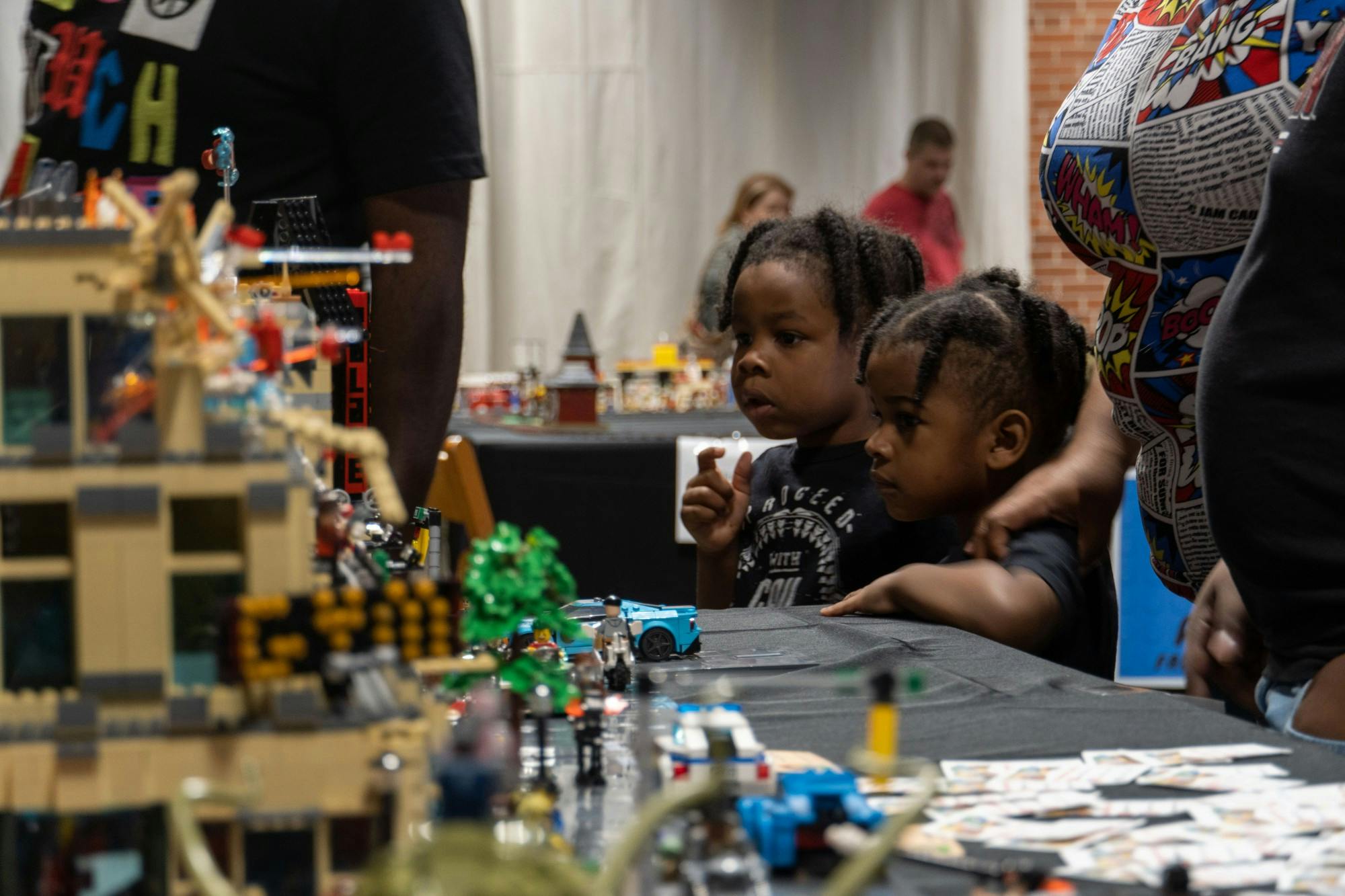 Columbia residents gather for the SC inaugural Columbia Brick Con; a Lego centered charity event held by SC Bricks on April 2, 2022. SC Bricks, a SC adult Lego fan group, showcased and sold Lego creations to help raise money for the Epworth's Children's Home. &nbsp;