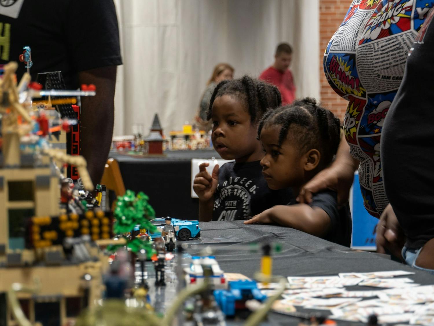 Columbia residents gather for the SC inaugural Columbia Brick Con; a Lego centered charity event held by SC Bricks on April 2, 2022. SC Bricks, a SC adult Lego fan group, showcased and sold Lego creations to help raise money for the Epworth's Children's Home. &nbsp;