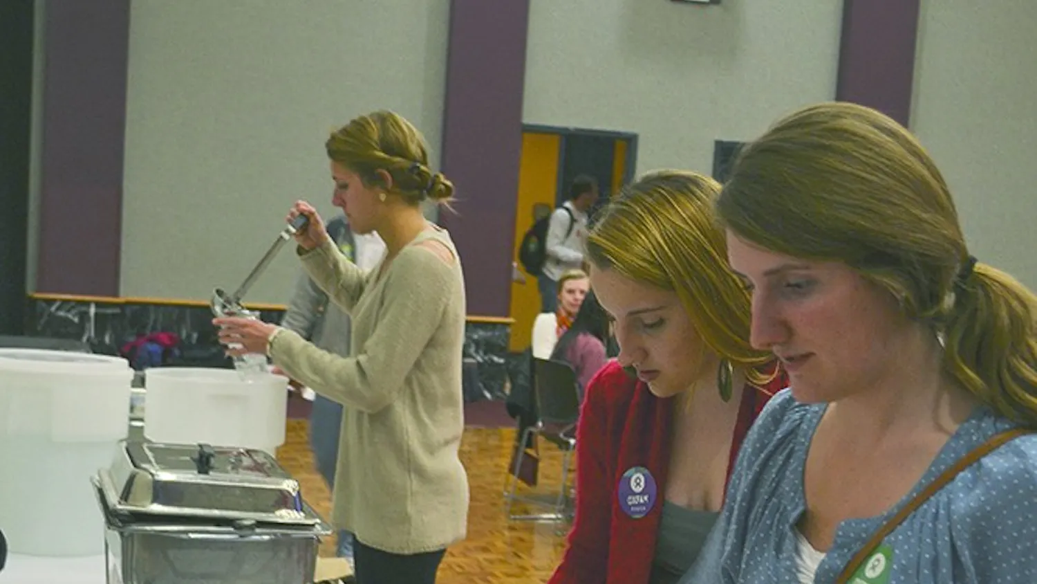 Different social classes eat their meals