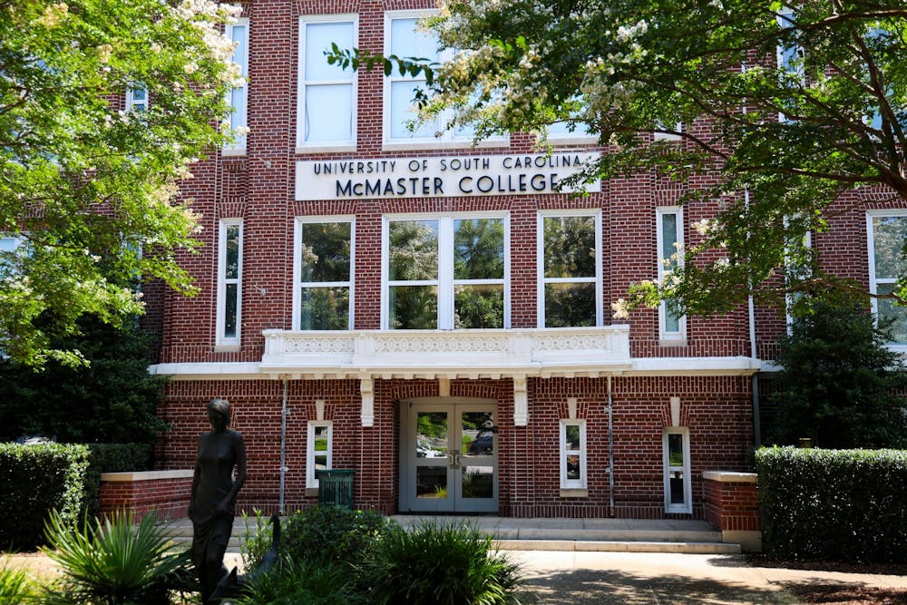 <p>The entrance to McMaster College pictured on Aug. 25, 2025. The McMaster School of Visual Art and Design Gallery will host an exhibition featuring artists Taylor Colimore and Noren Gelberg-Hagmaier from Aug. 25 to Sept. 19.</p>