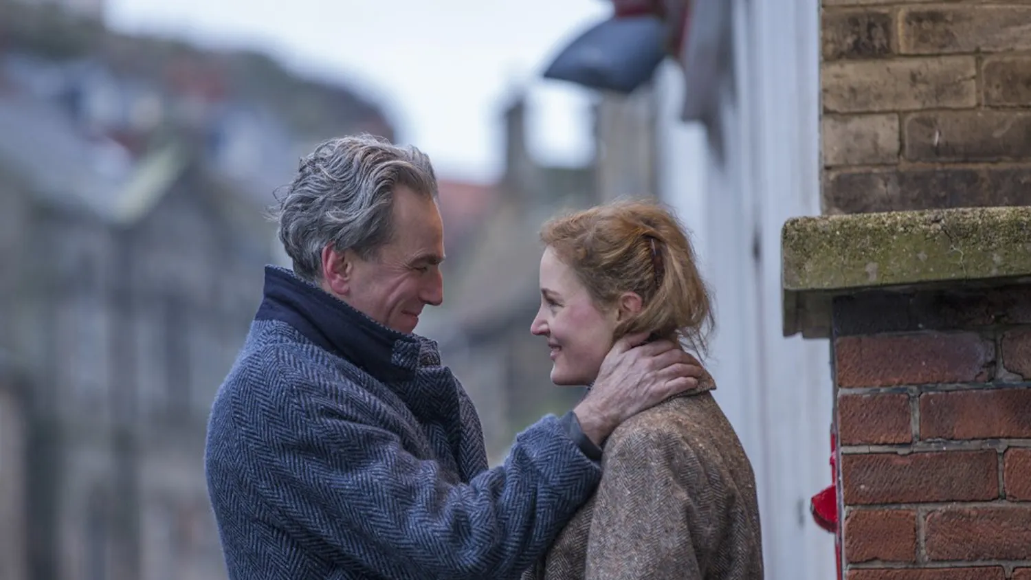 Daniel Day-Lewis stars as Reynolds Woodcock and Vicky Krieps stars as Alma in the film, "Phantom Thread." (Laurie Sparham/Focus Features)