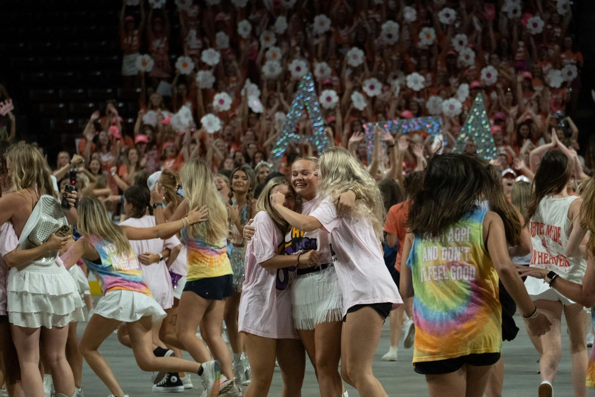 USC Sororities gathered Sunday afternoon, Aug. 21, 2022 at the Colonial Life Arena for Bid Day. Several chapters took part in the event welcoming new faces to the USC Greek community.