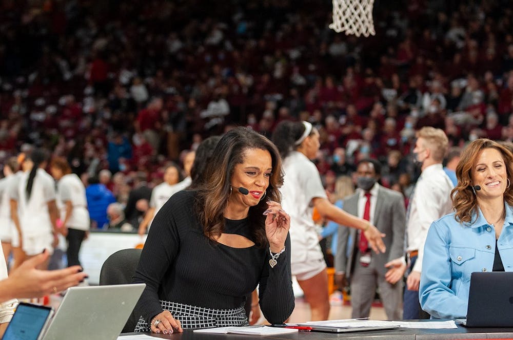 <p>ESPN College GameDay came to Colonial Life Arena on Feb. 20, 2022, at the women's basketball game against Tennessee.</p>