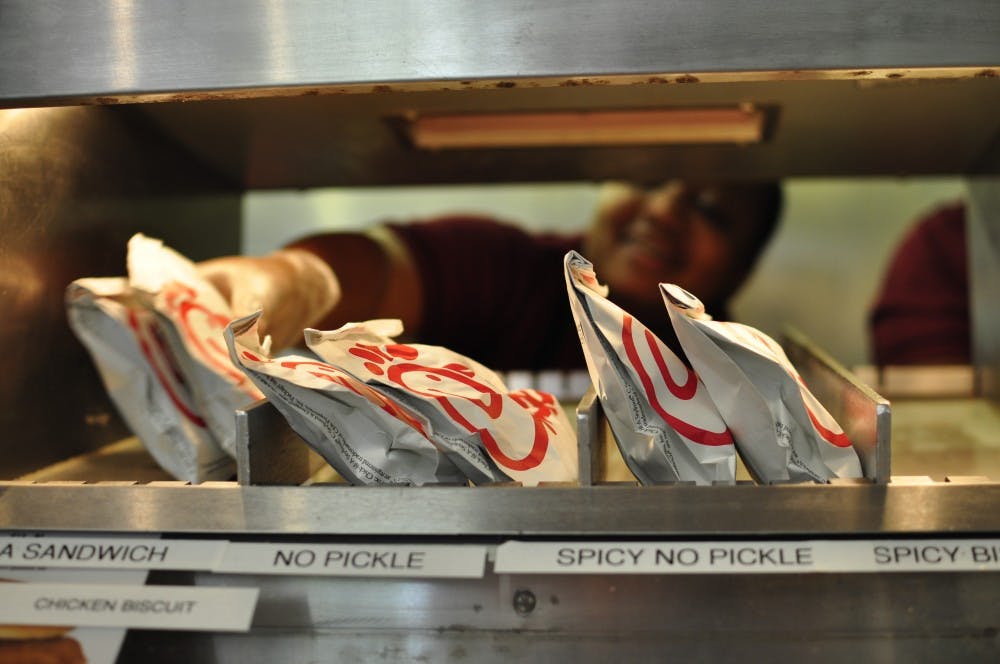 	<p>The ever-popular Chick-fil-A in the Russell House now features breakfast.</p>