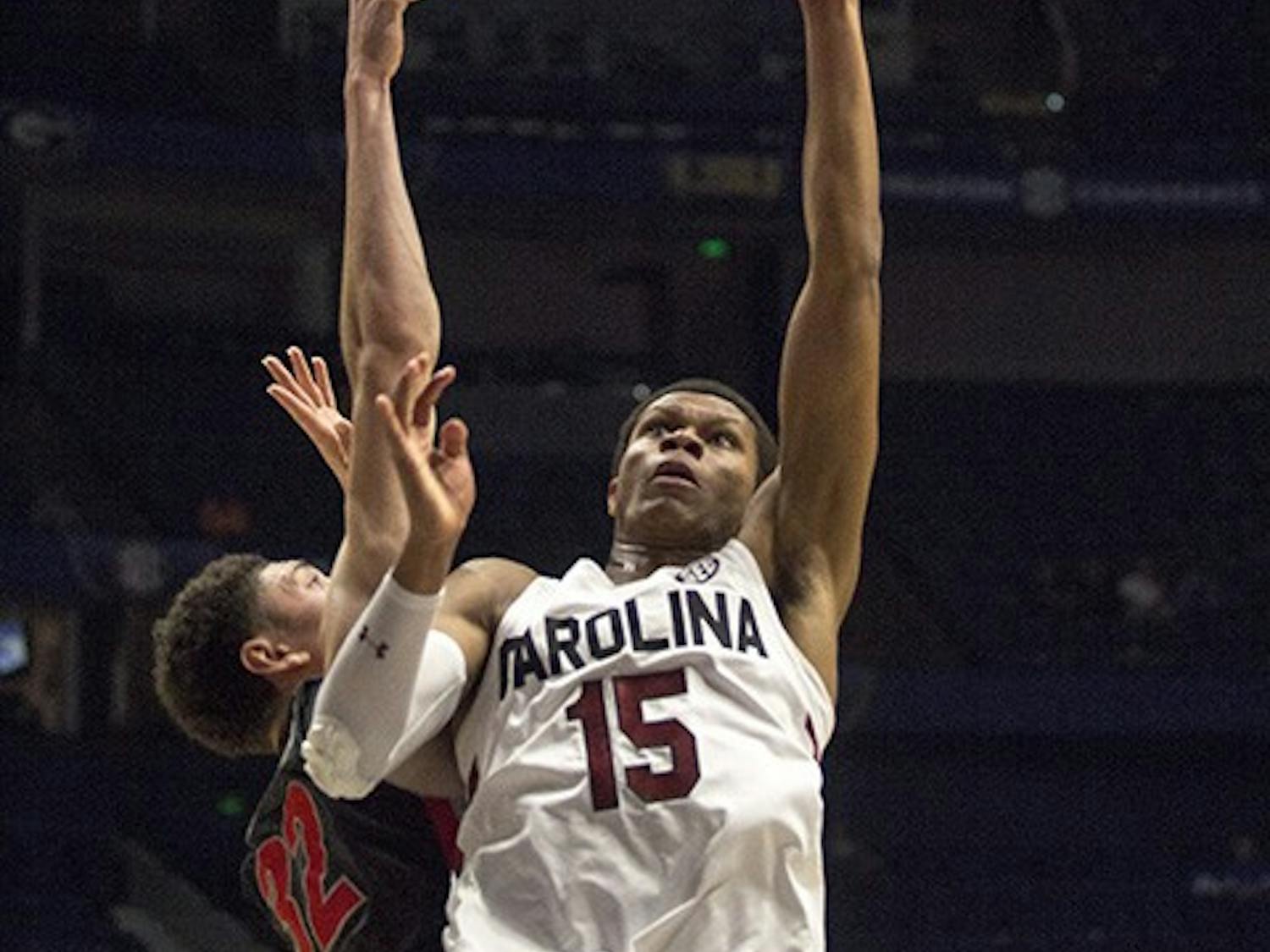 Men's basketball faced Georgia Bulldogs in the first round of the SEC Tournament. The final score was Georgia 65, Gamecocks 64. 
