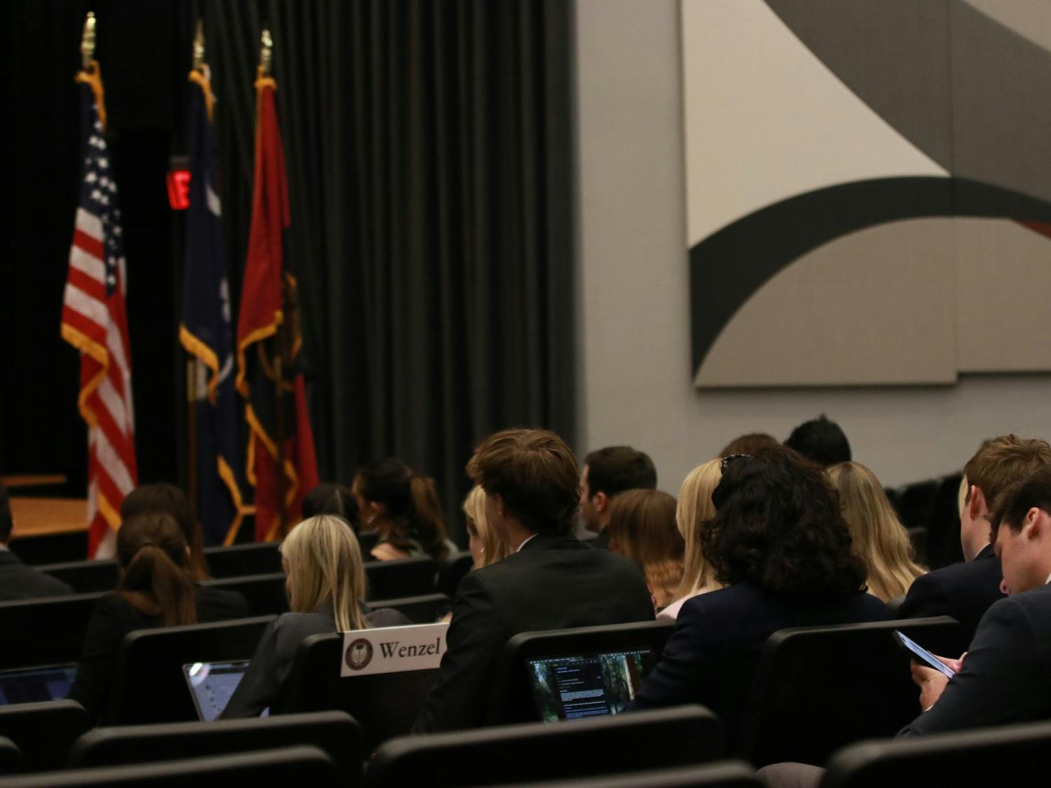 FILE — The student senate body gathering in Russell House on Feb. 26, 2025.