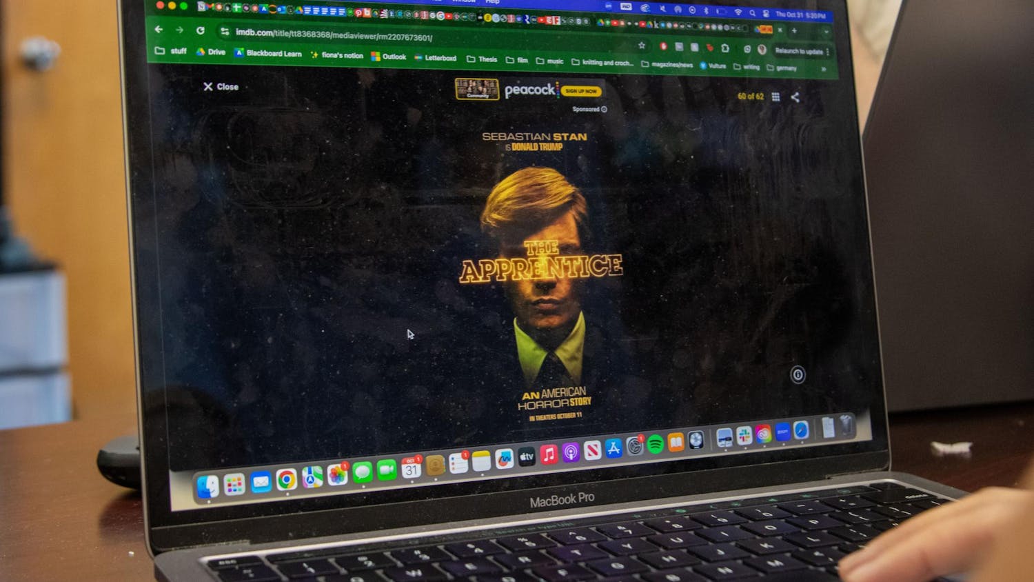 A photo illustration of “The Apprentice” movie poster on Oct. 31, 2024. The new movie was released this month.