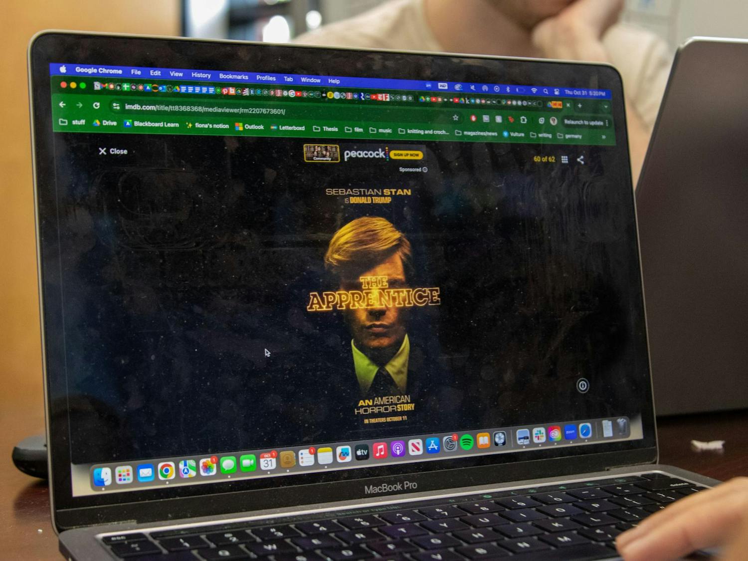 A photo illustration of “The Apprentice” movie poster on Oct. 31, 2024. The new movie was released this month.