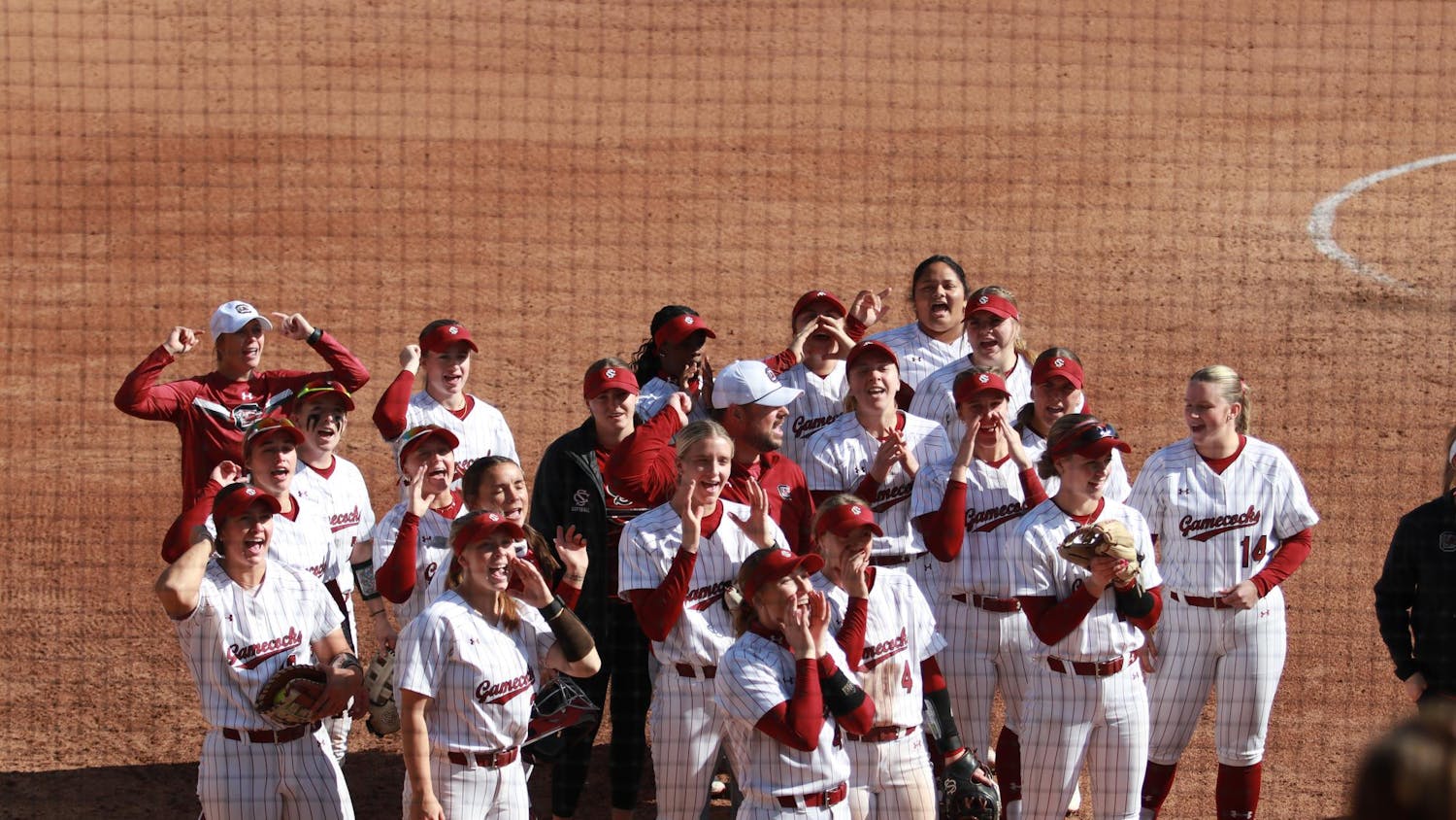 During the 2025 Garnet and Black Invitational, the South Carolina softball team dominated, starting the season 15-0, its best start in Gamecock softball history. Starting with a Friday night win against the Boston University Terriers, the Gamecocks won 9-1 in its eighth run rule victory of the season. The team carried the winning streak through Saturday in an 8-0 in run rule fashion in the first game of its doubleheader, besting the Terriers again. Saturday night, the Gamecocks defeated the Fordham Rams 9-1, making it the ninth run rule victory in a row for the Gamecocks and 10 total for the season. To close out the weekend, the Gamecocks extended its winning streak to 15 wins for the best record in Gamecock softball history with a 9-4 win over the UNLV Rebels on Sunday afternoon. The next South Carolina softball game is set for Tuesday as they take on the Charlotte 49ers in Charlotte, NC. The first pitch is set for 5 p.m. and the game will be broadcasted on ESPN+.
