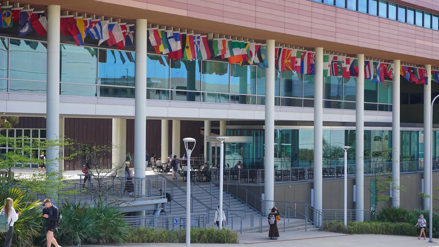 Pictured is the exterior of the Darla Moore School of Business on Greene Street on March 24, 2026. International business students at the Darla Moore School of Business spend at least one semester abroad at one of more than 60 elite partner business schools worldwide.