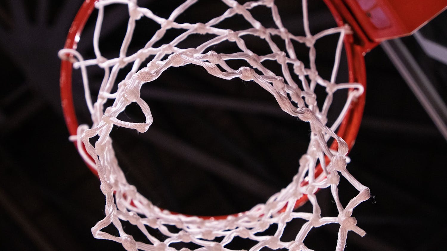 FILE—Basketball net in Colonial Life Arena.