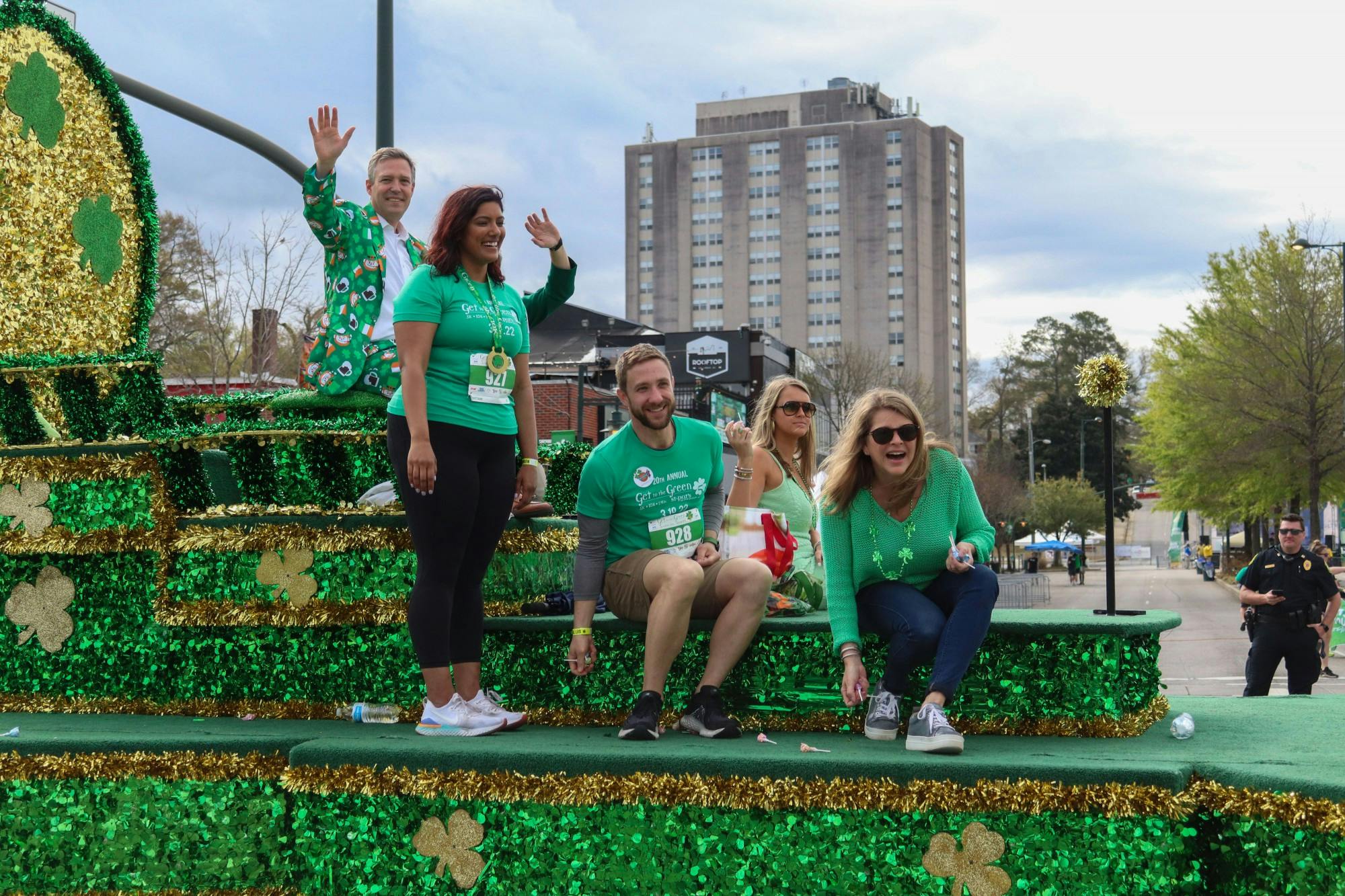 The 40th Annual St. Pat's in Five Points Parade took place this past Saturday, March 19, 2022. The festival included a variety of performances, food, and parade spectacles from colorful floats to marching band fanfare.