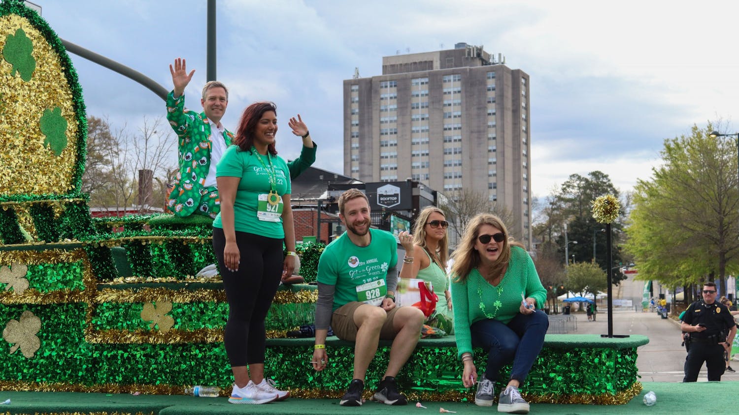 The 40th Annual St. Pat's in Five Points Parade took place this past Saturday, March 19, 2022. The festival included a variety of performances, food, and parade spectacles from colorful floats to marching band fanfare.