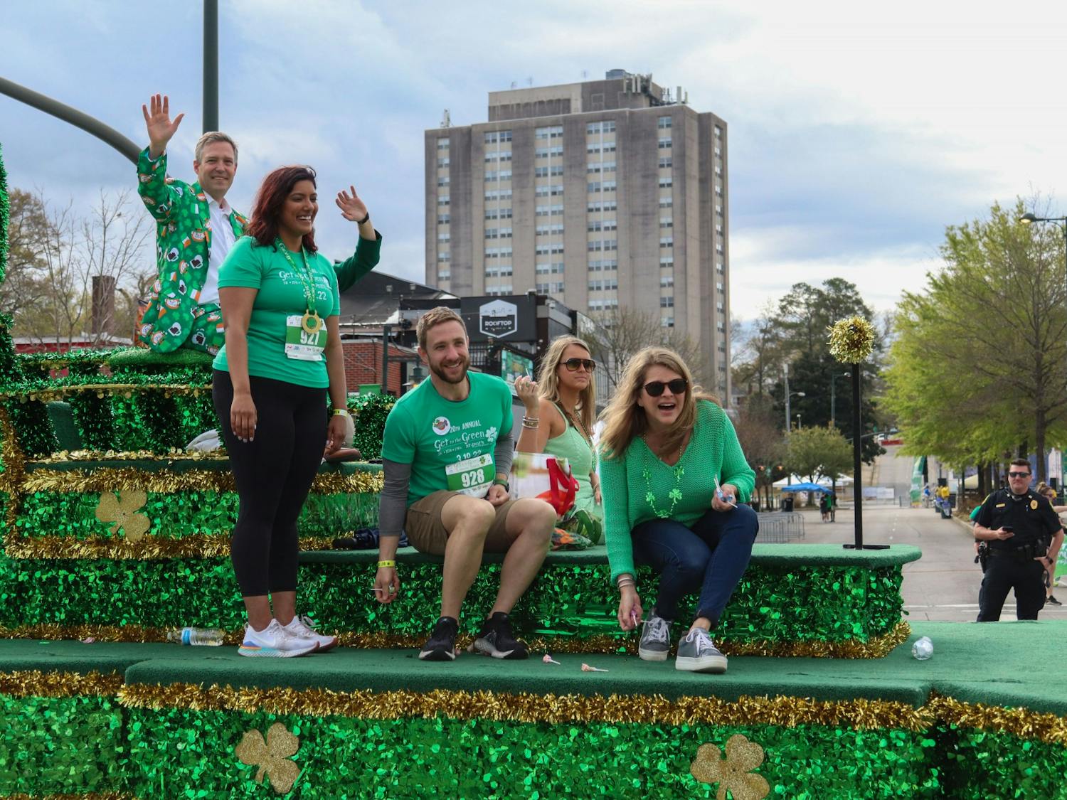 The 40th Annual St. Pat's in Five Points Parade took place this past Saturday, March 19, 2022. The festival included a variety of performances, food, and parade spectacles from colorful floats to marching band fanfare.