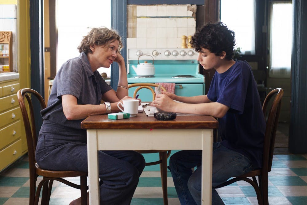 Annette Bening and Lucas Jade Zumann in the film "20th Century Women." (Merrick Morton/A24)