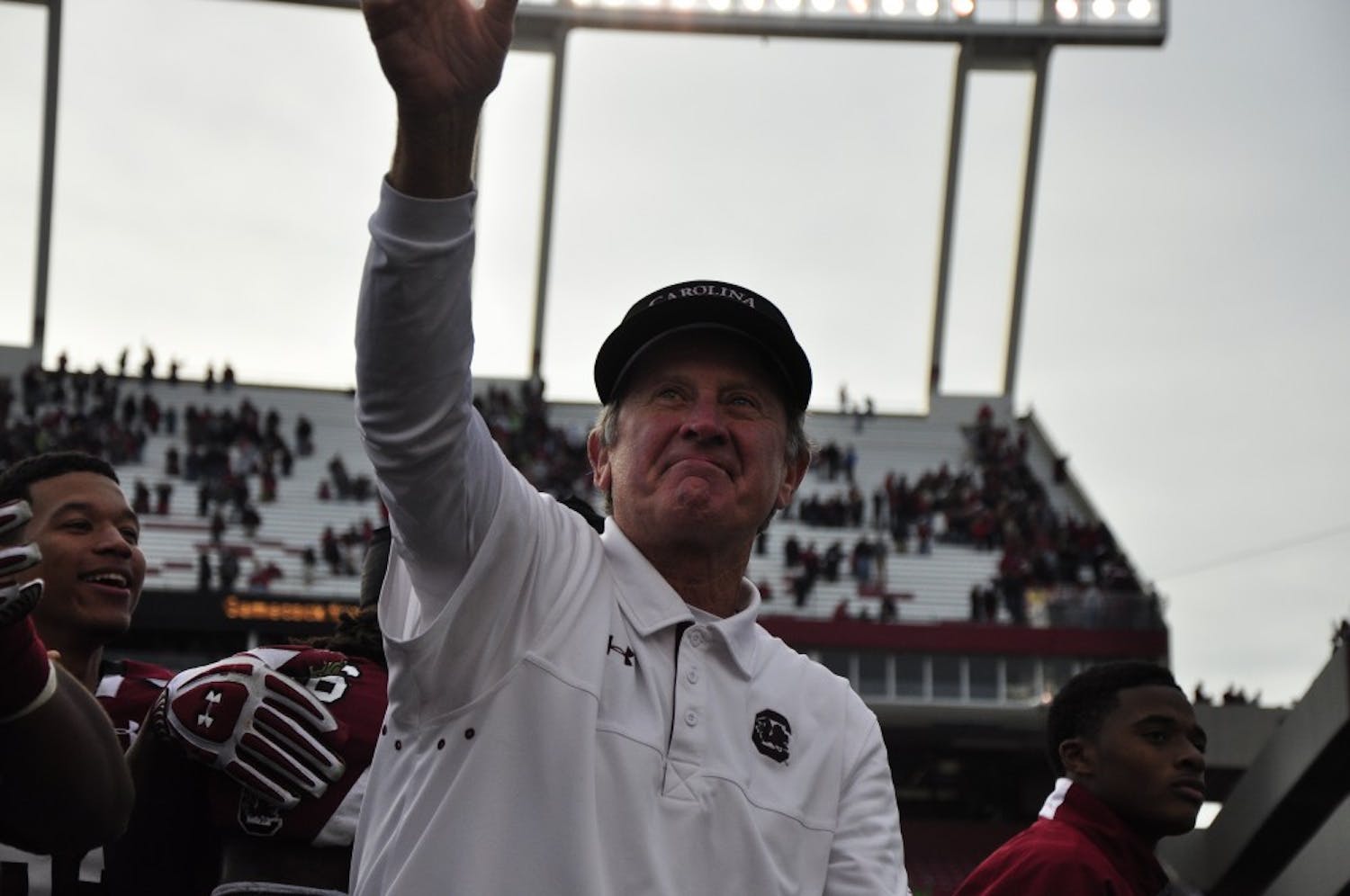 	Coach Steve Spurrier says junior players will make up for the absence of seniors on the Gamecocks’ roster.