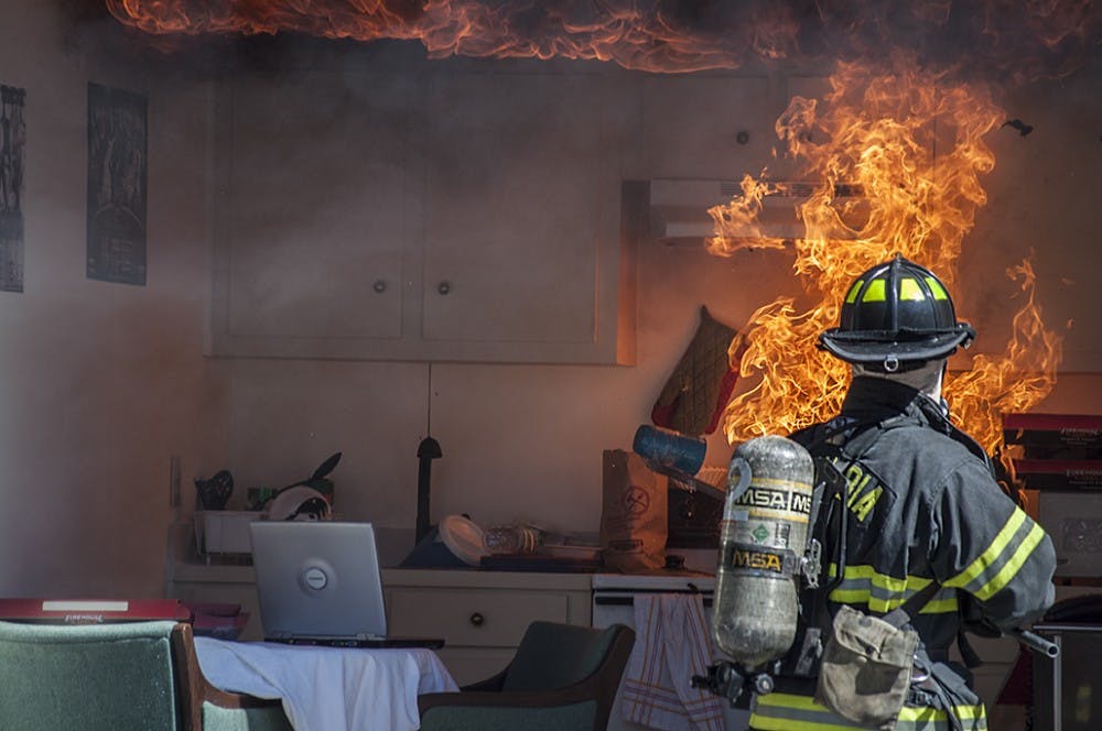 	USC’s Department of Environmental Health and Safety held its fourth annual fire safety event on Greene Street from 11 a.m. to 1 p.m. on Thursday.
