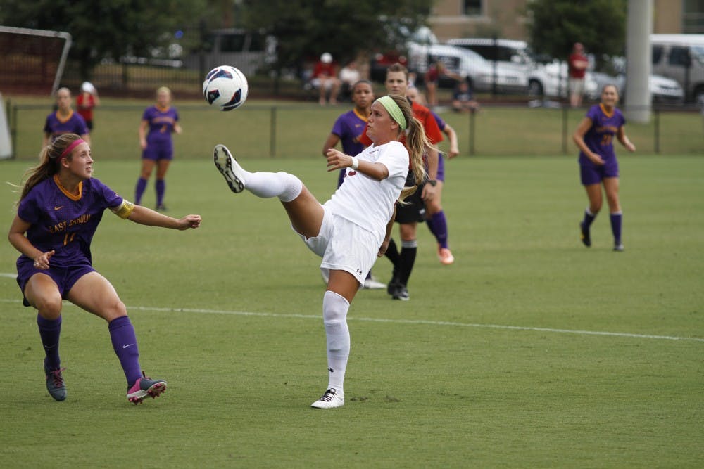 	<p>Junior defender Christa Neary&#8217;s goal capped off South Carolina&#8217;s undefeated nonconference season.</p>
