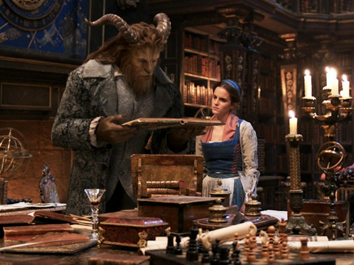 Dan Stevens is the Beast and Emma Watson is Belle in the film