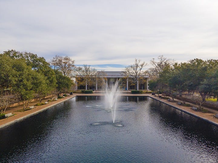 The Thomas Cooper Library sits on Greene Street near the center of USC's campus.