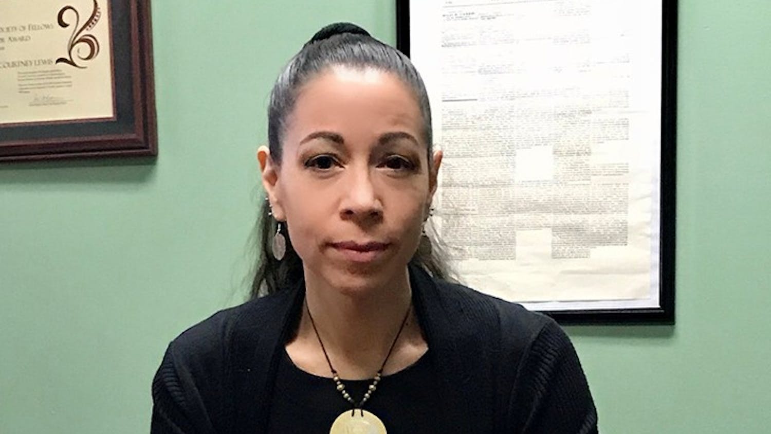 Associate professor and Cherokee Nation citizen Courtney Lewis advocates for American Indian rights on USC’s campus. Lewis focuses her research on American Indian small business owners.