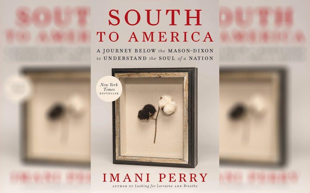 The cover of "South to America," a New York Times Bestseller book written by Imani Perry. The USC Humanities Collective hosted Perry for book talk on Tuesday, Feb 22, 2022.