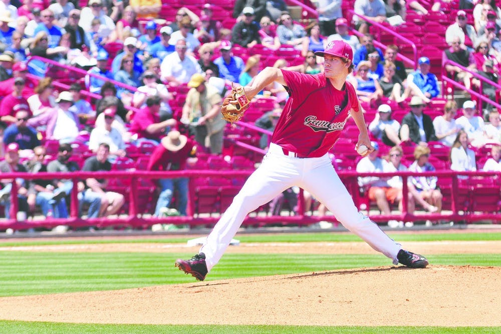 	Sophomore lefty Jack Wynkoop registered a career-high 10 strikeouts in his start Saturday. No South Carolina pitcher allowed a run in the series.