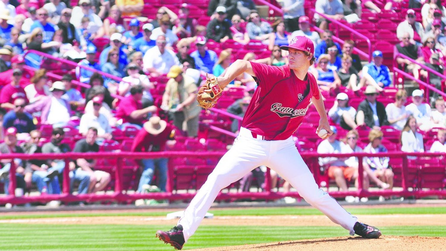 	Sophomore lefty Jack Wynkoop registered a career-high 10 strikeouts in his start Saturday. No South Carolina pitcher allowed a run in the series.