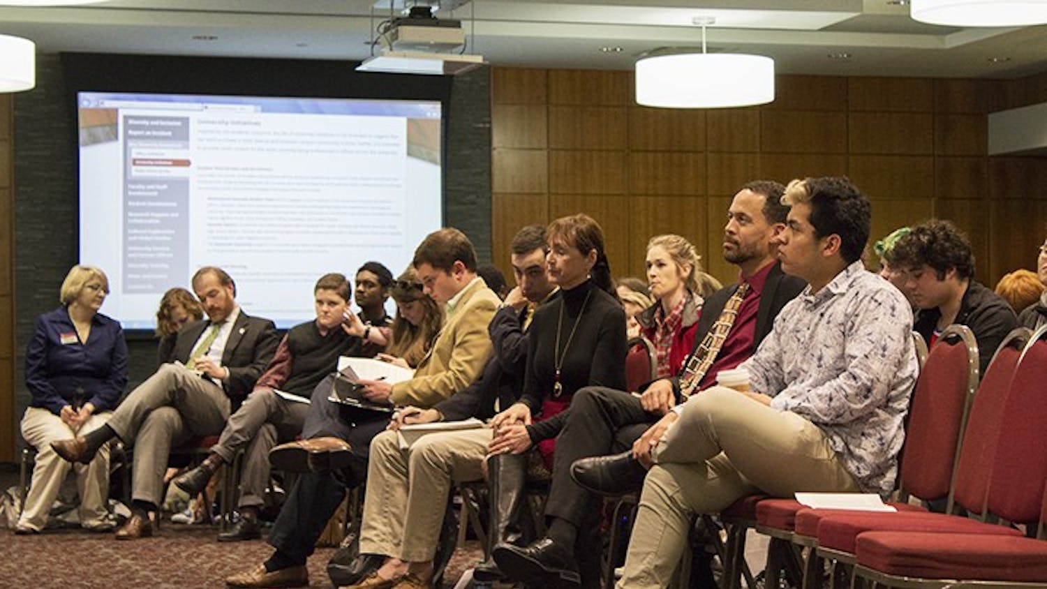 Students had the opportunity to voice their concerns about a variety of problems on campus.