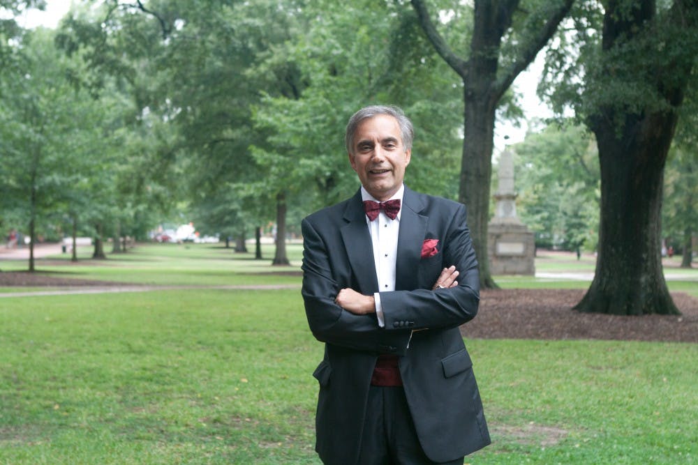 President Harris Pastides on the Horseshoe