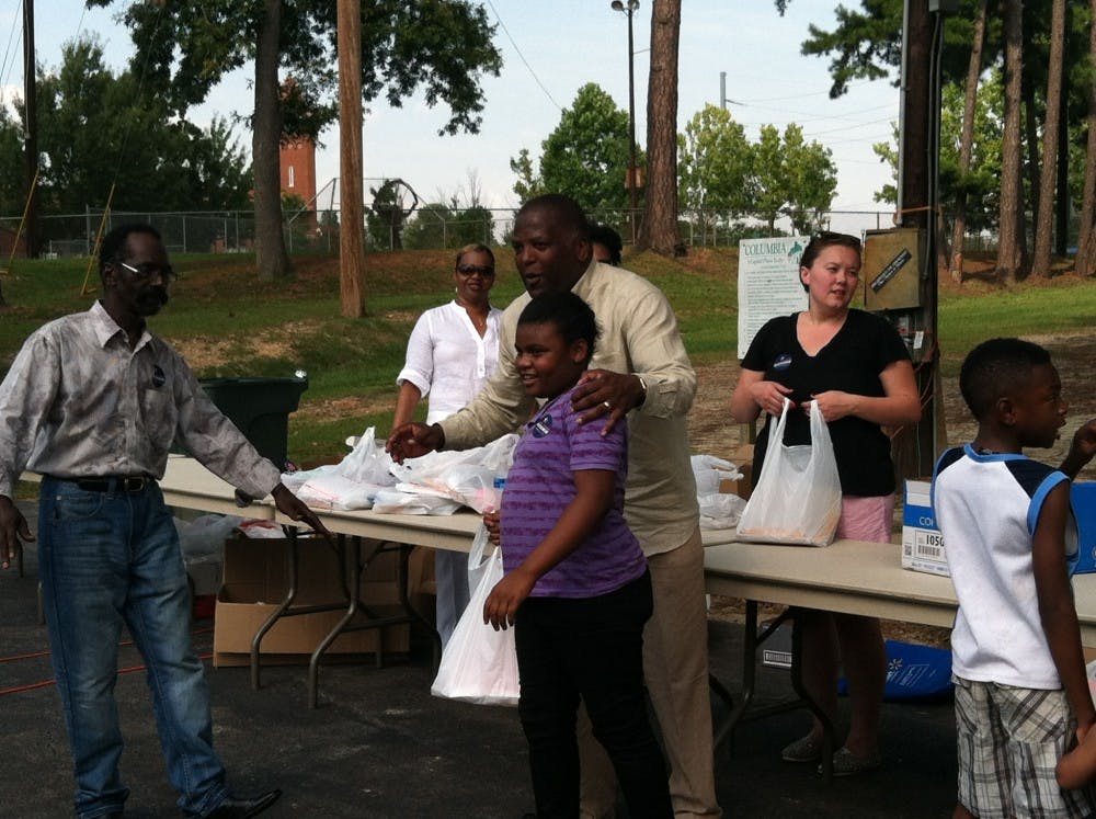 	The Hyatt Park Labor Day and back-to-school celebration featured live Gospel music, free food and school supply giveaways.