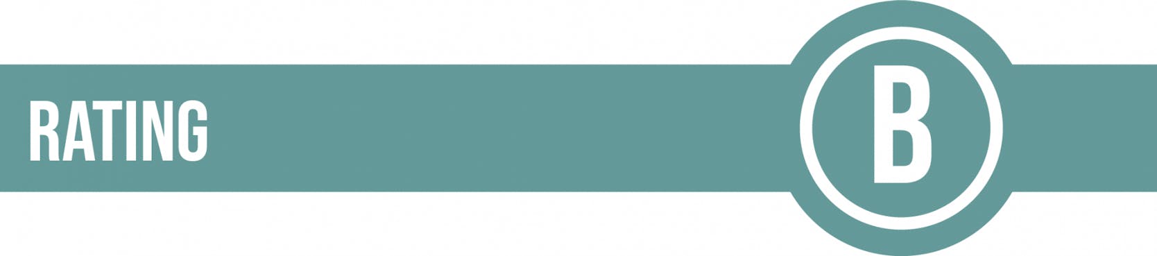 B Rating Graphic - Stock