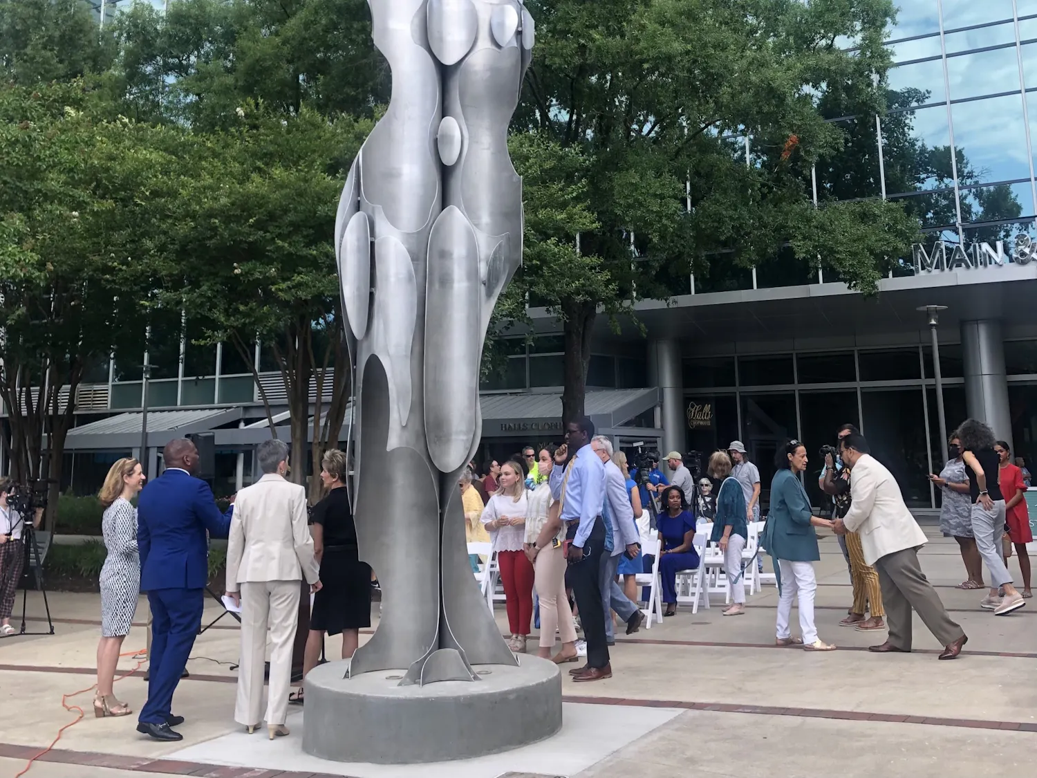 The Architecture of Strength monument, designed by DeeDee Morrison. 