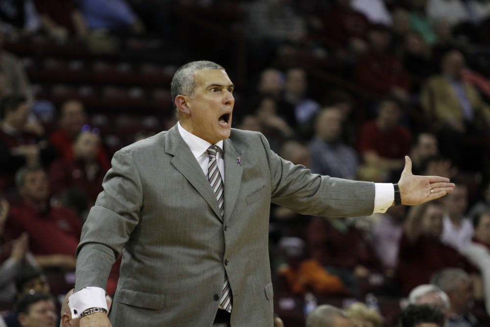 	<p>In coach Frank Martin’s second year at the helm of South Carolina basketball, he has found <span class="caps">SEC</span> success hard to come by with the addition of eight new players to the program.</p>