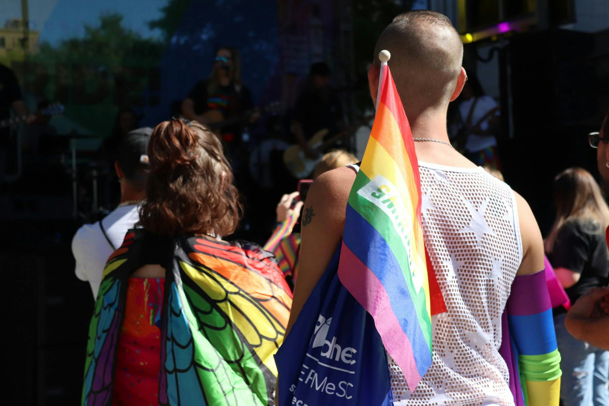 Thousands of people attend South Carolina Pride Festival, an event dedicated to celebrating the LGBTQIA+ community and advocating for LGBTQIA+ equality.