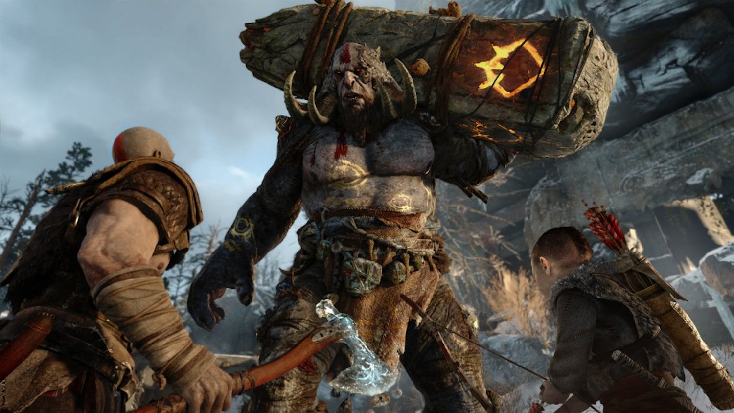 The new "God of War" was revealed at the Sony conference and will release exclusively on PS4.