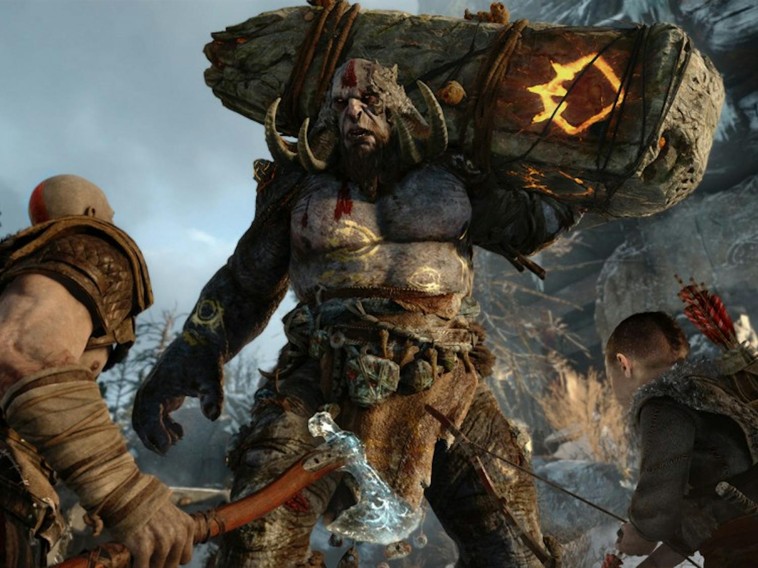 The new "God of War" was revealed at the Sony conference and will release exclusively on PS4.