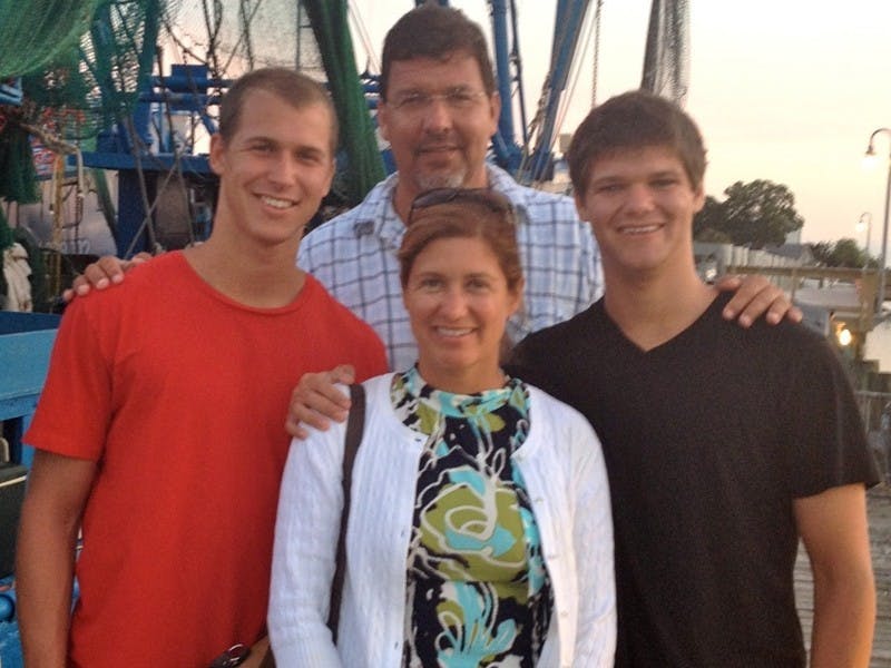 Organizers are hosting a bone marrow registration drive today for Kim Roper (center).