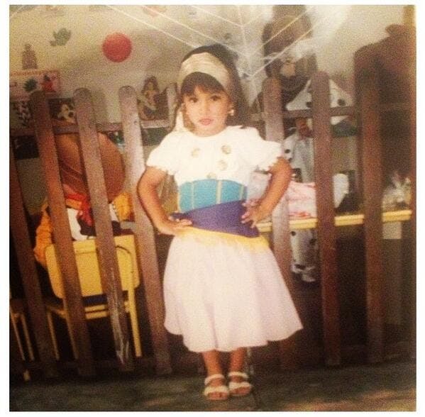 	&#8220;Esmeralda for Halloween! #tbt #babygamecockpics&#8221;
