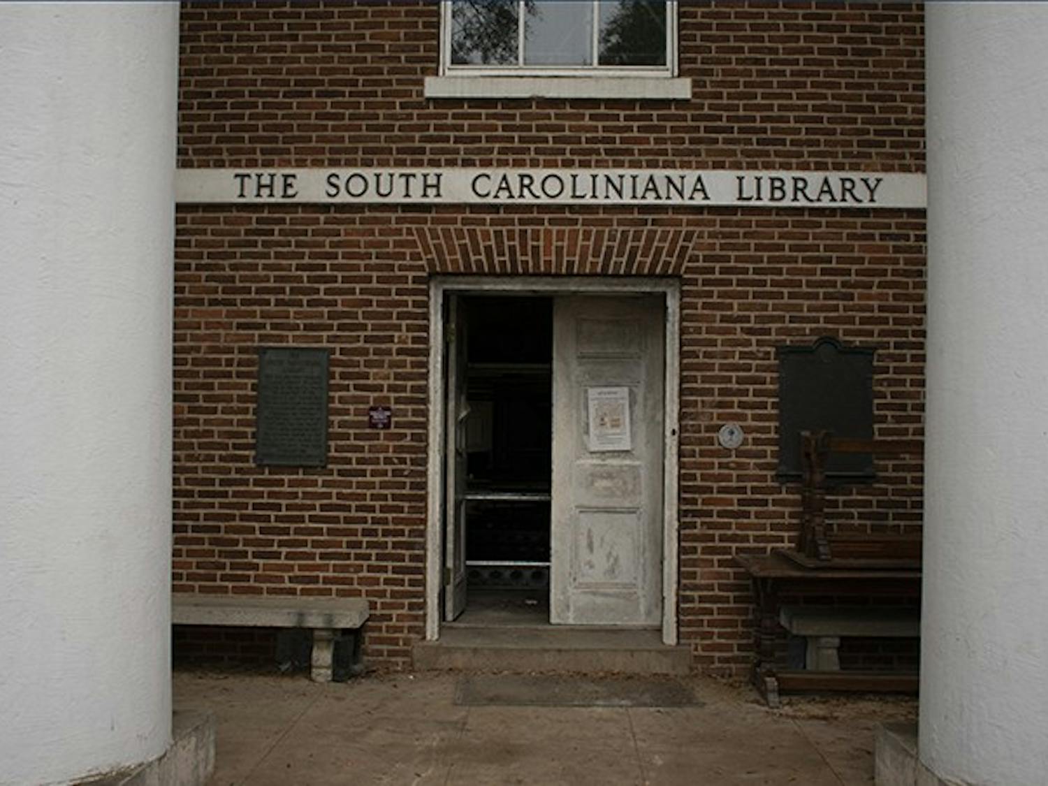 The South Caroliniana Library located on the Horseshoe is currently undergoing construction. The library is often used as a place for research.