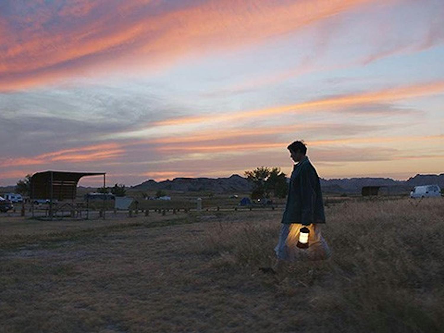  "Nomadland" is about a woman, Fern, played by Frances McDormand, who lost both her town and her husband. 